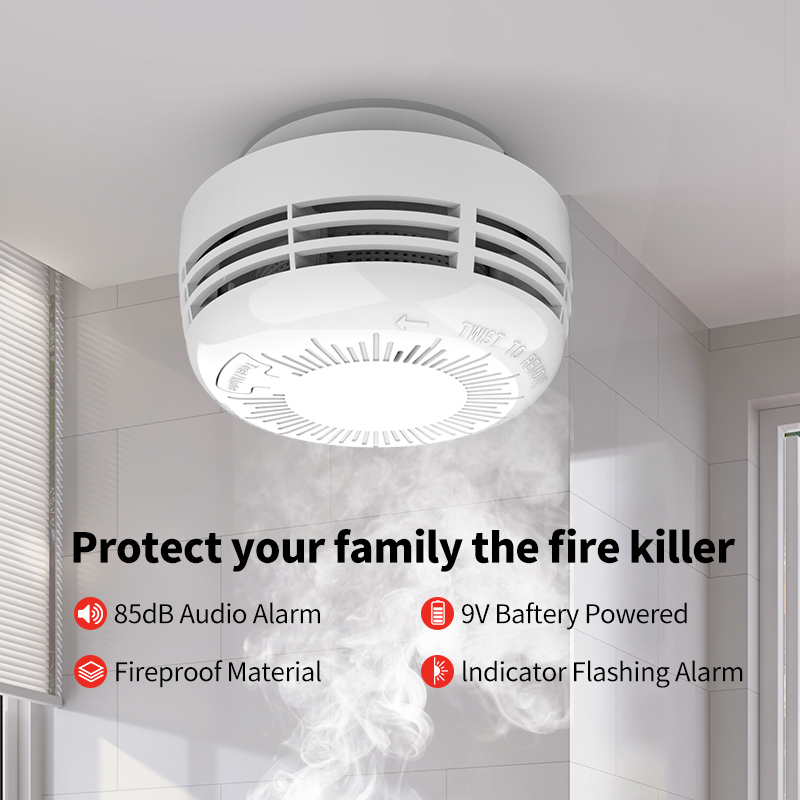 UL Wifi Smoke Detector Smoke Detector Fire Alarm Wireless Tuya Smoke Detector