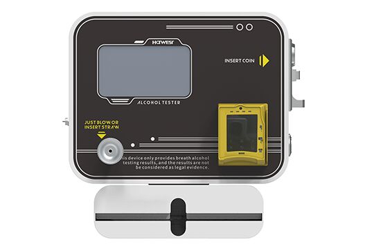 Black 7.0-inch Screen Standalone Wall Mount Fuel Cell Sensor Breathalyzer Bar Portable Alcohol Tester Machine