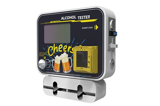 Black 7.0-inch Screen Standalone Wall Mount Fuel Cell Sensor Breathalyzer Bar Portable Alcohol Tester Machine